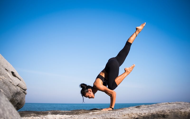 Yoga pose for balance